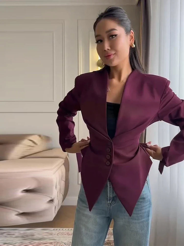 Nicole - Elegant Structured Blouse