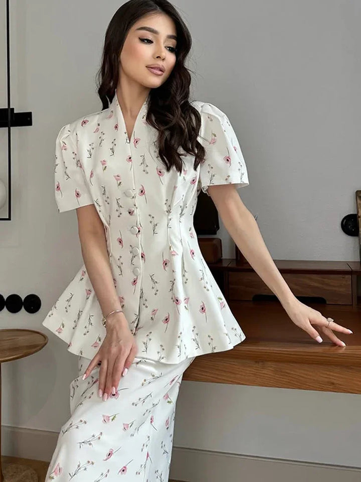 Zella - Elegant Floral Dress