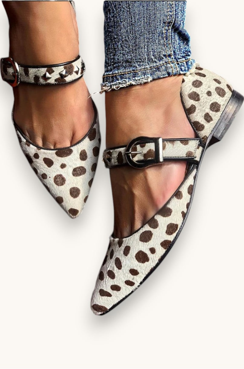 Gabriella - Chic Animal Print Sandals