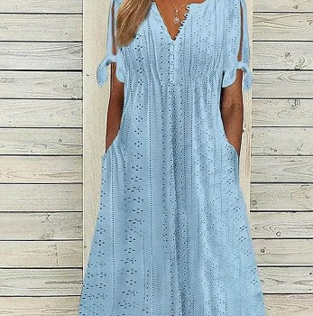 Carly - Flowy Cotton Dress