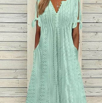 Carly - Flowy Cotton Dress