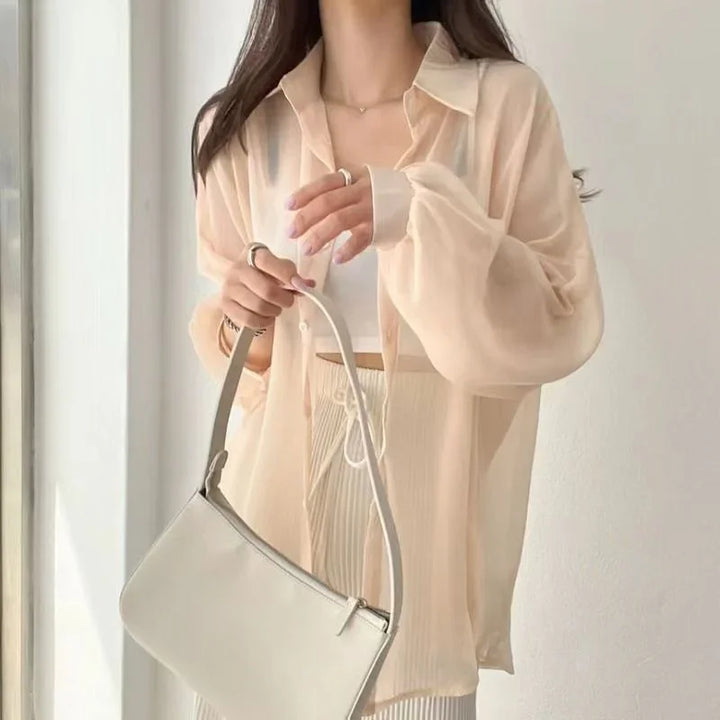 Estelle - Breezy Sheer Blouse