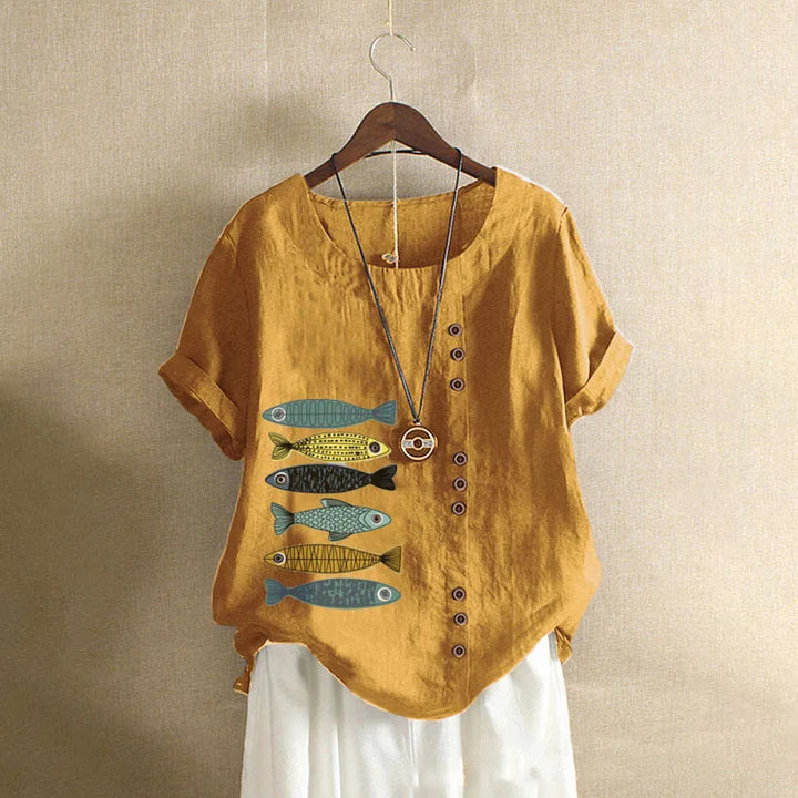 Naomi - Soft Linen Blouse