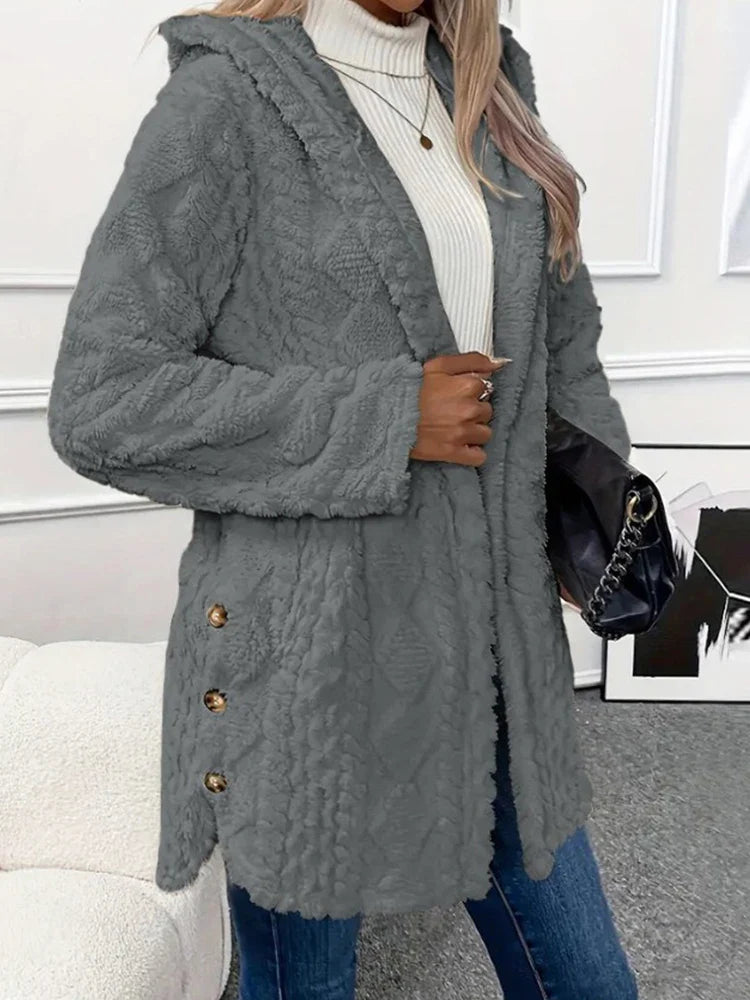 Wilda - Plush Long Cardigan