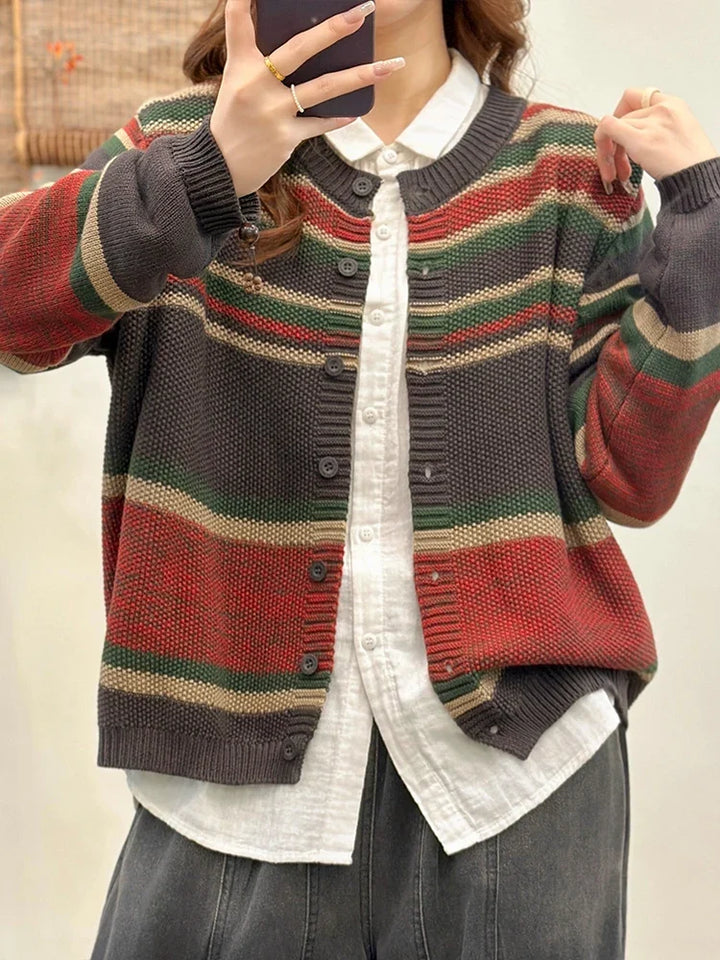 Meredith - Cozy Striped Sweater