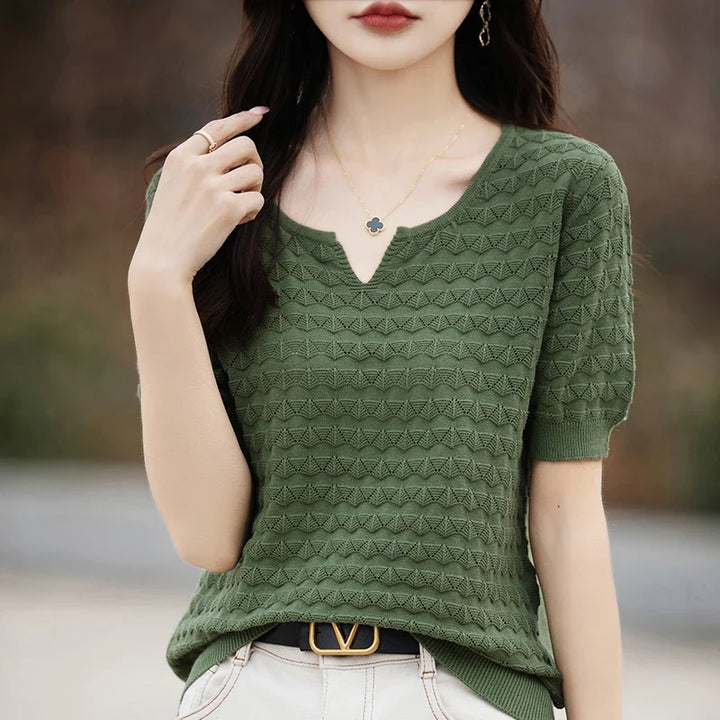 Adeline - Soft Textured Blouse