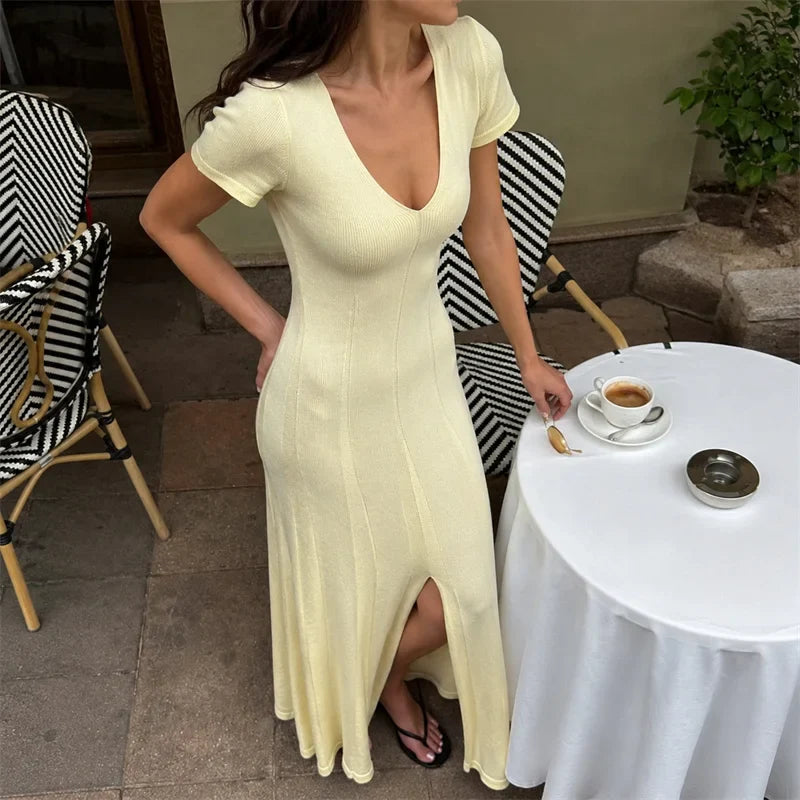 Nina - Soft Fluid Maxi Dress