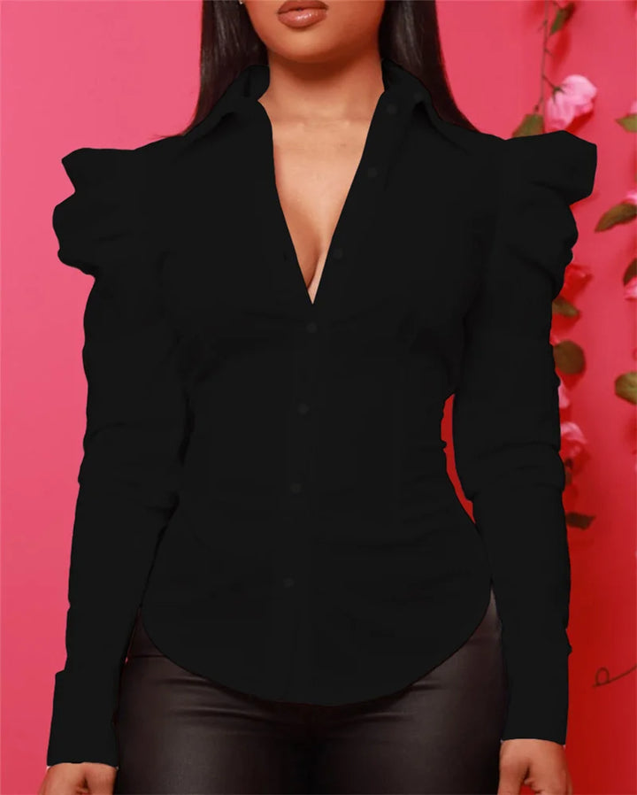 Evelyn - Elegant Silk Blouse