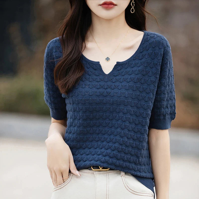 Adeline - Soft Textured Blouse