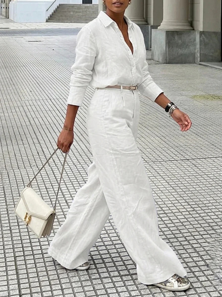 Odette - Elegant Linen Pants