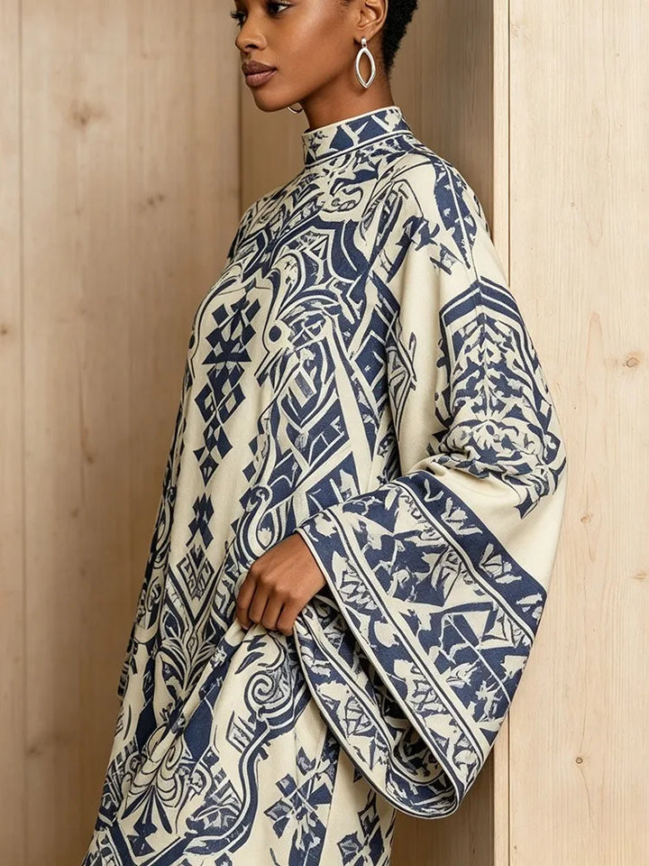 Brynn - Fluid Geometric Dress