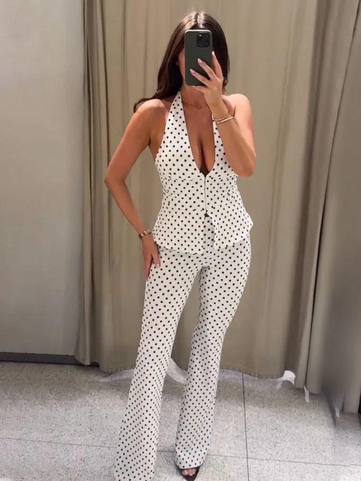 Jayla - Chic Polka Dot Set