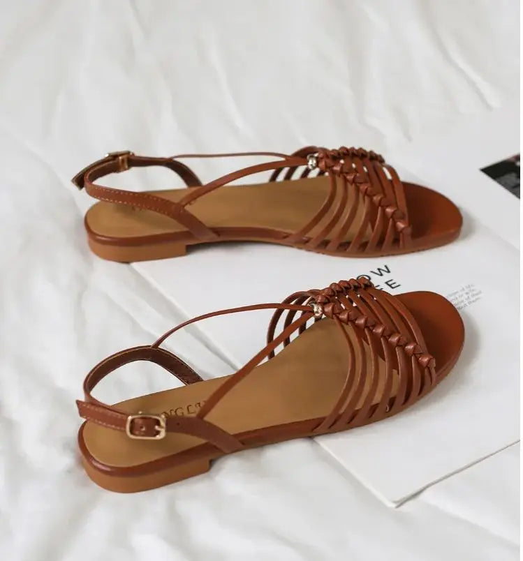 Greta - Elegant Leather Sandals