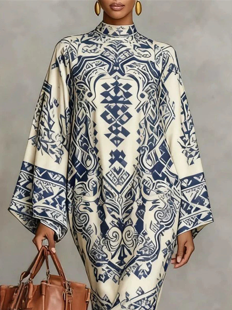 Brynn - Fluid Geometric Dress