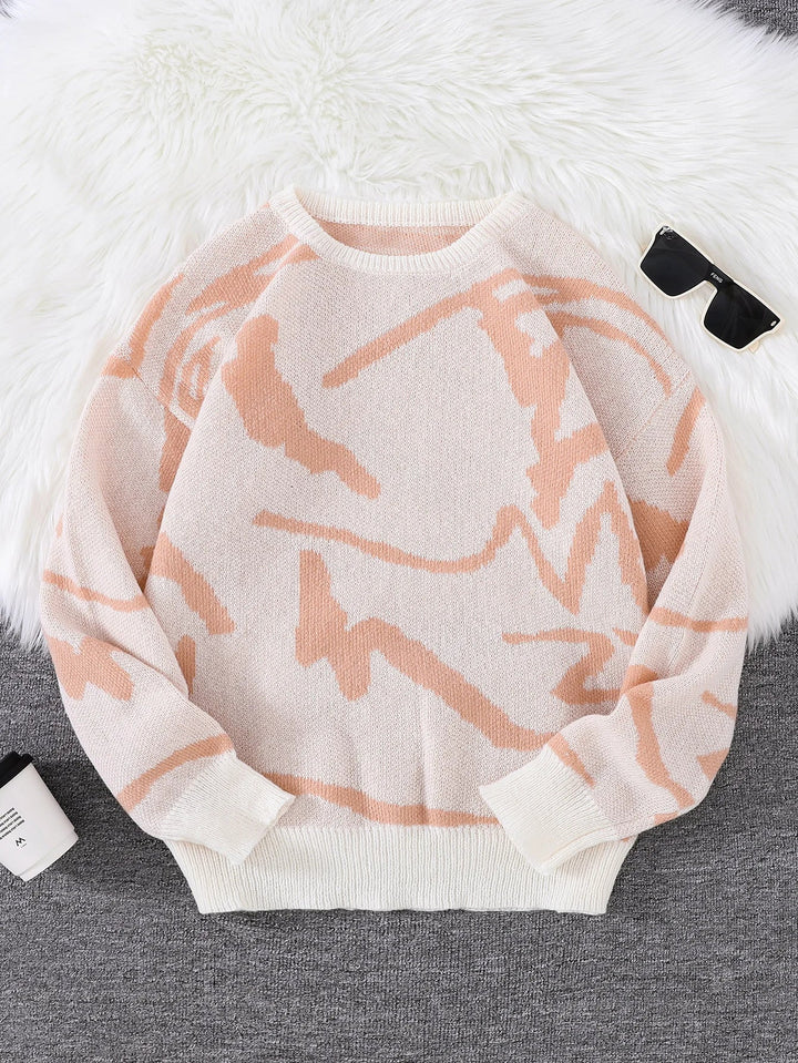 Clinton - Cozy Abstract Sweater
