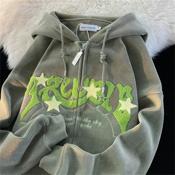 Irene - Cozy Graphic Jacket