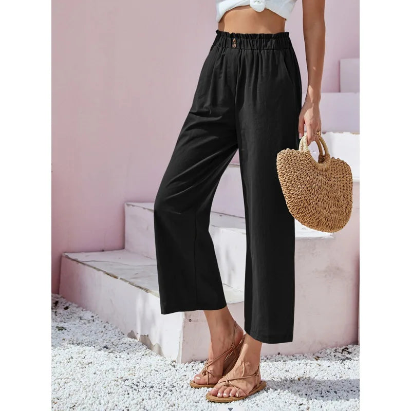 Trinity - Breezy Linen Pants