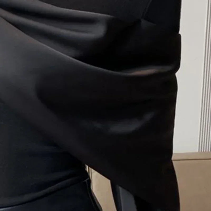 Emery - Sleek Satin Blouse