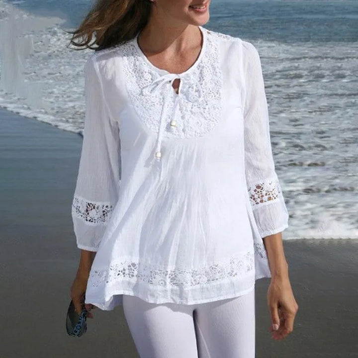 Delaney - Airy Lace Blouse