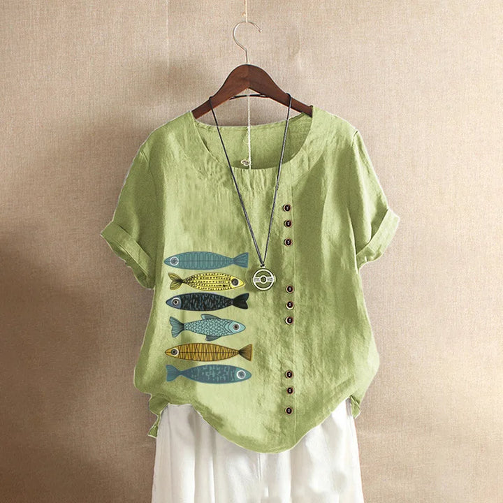 Naomi - Soft Linen Blouse