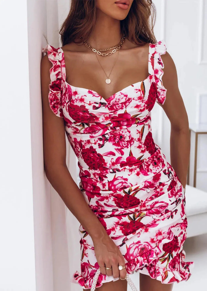 Vanessa - Silky Floral Dress