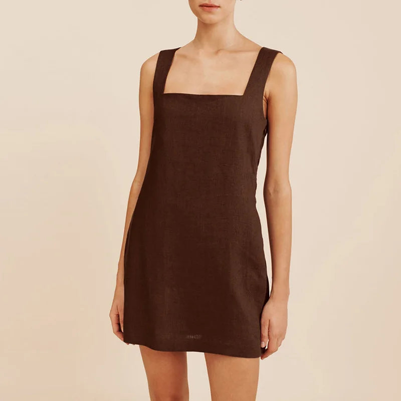 Tilda - Refined Linen Mini Dress