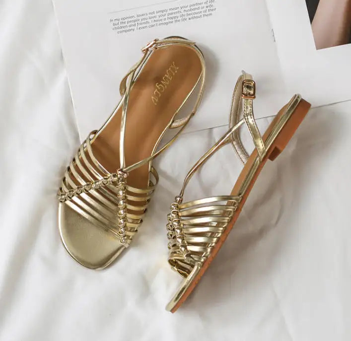 Greta - Elegant Leather Sandals