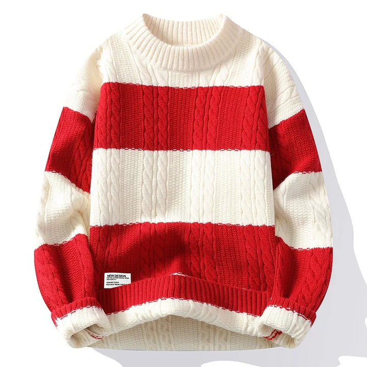 Zeke - Cozy Striped Sweater