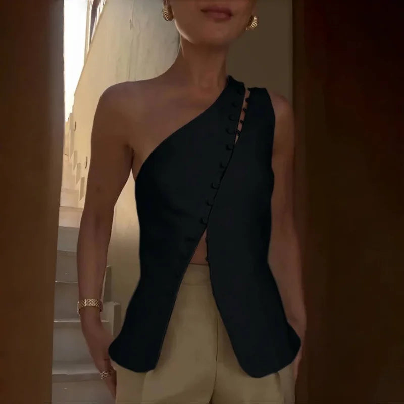 Tiffany - Sleek Silk Blouse