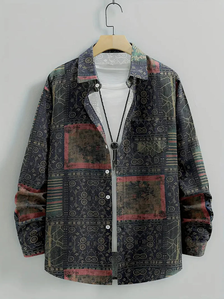 Isaias - Relaxed Patchwork Shirt