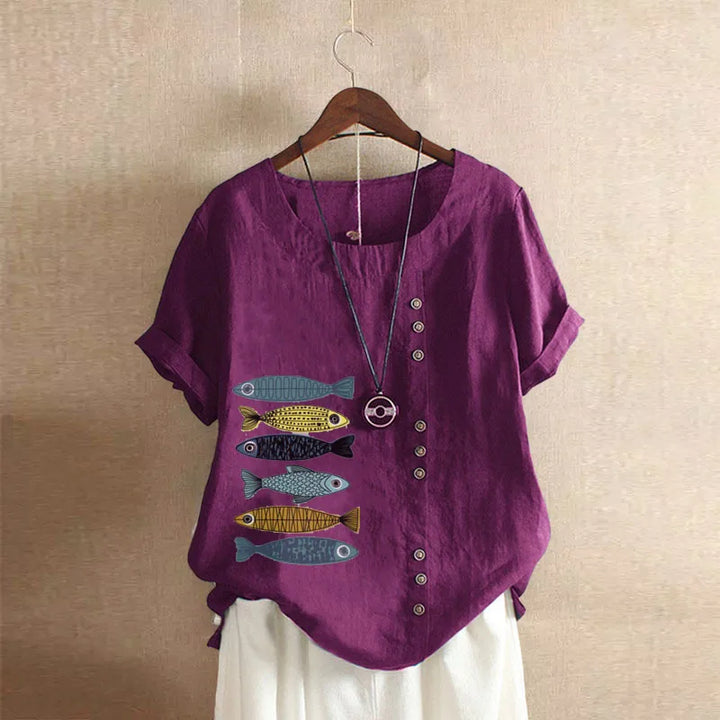 Naomi - Soft Linen Blouse