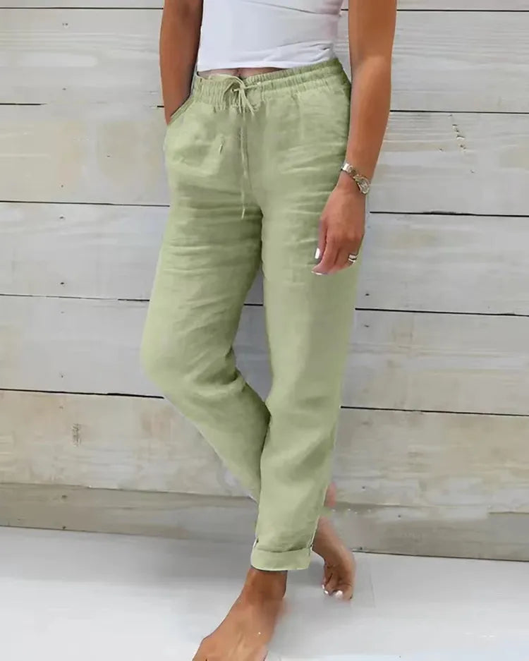 Quenby - Breezy Linen Pants