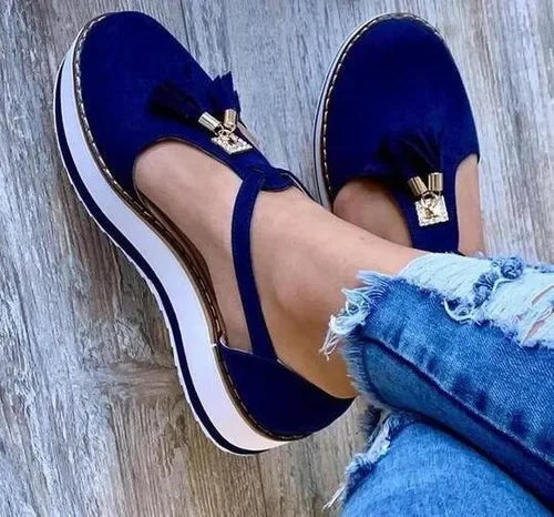 Harley - Soft Velvet Mary Jane Shoes