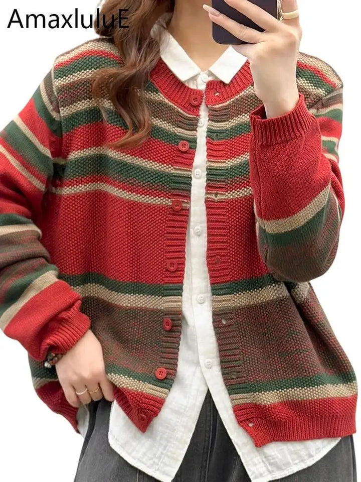 Meredith - Cozy Striped Sweater