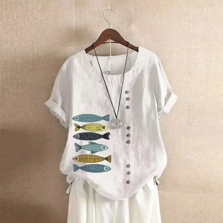 Naomi - Soft Linen Blouse