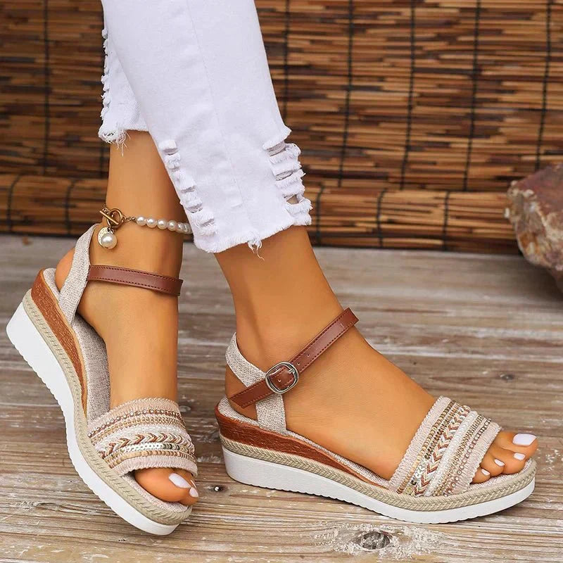 Thalia - Elegant Wedge Sandal