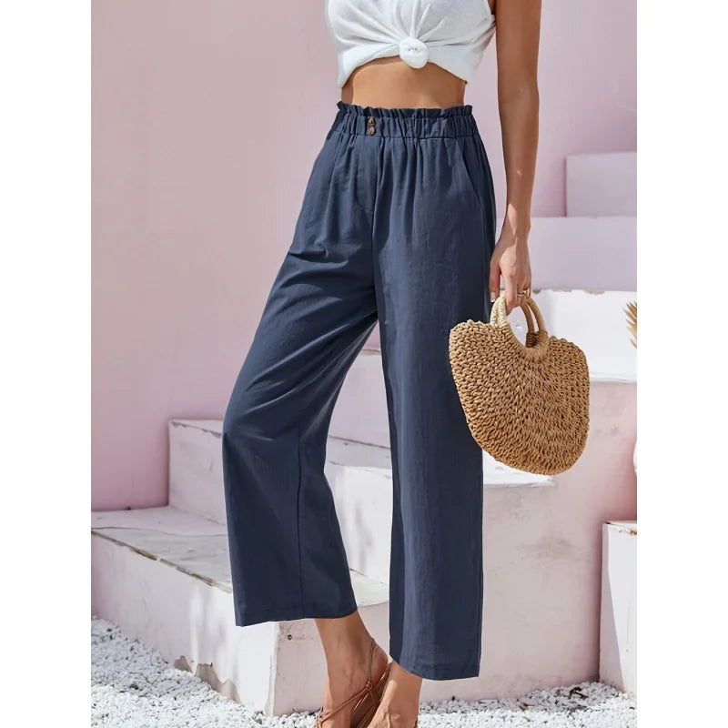 Trinity - Breezy Linen Pants