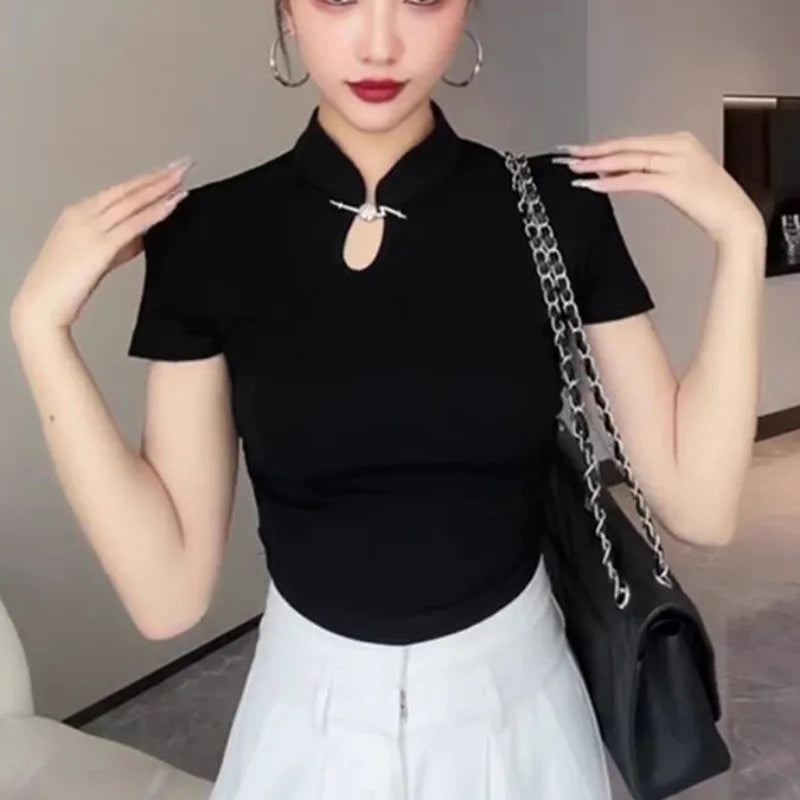 Xena - Sleek Silk Blouse