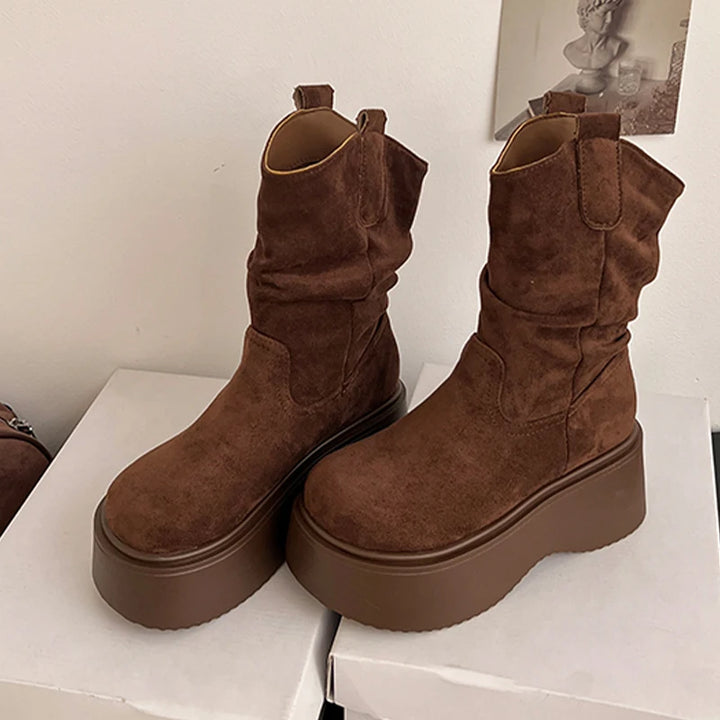 Zelda - Soft Suede Boots