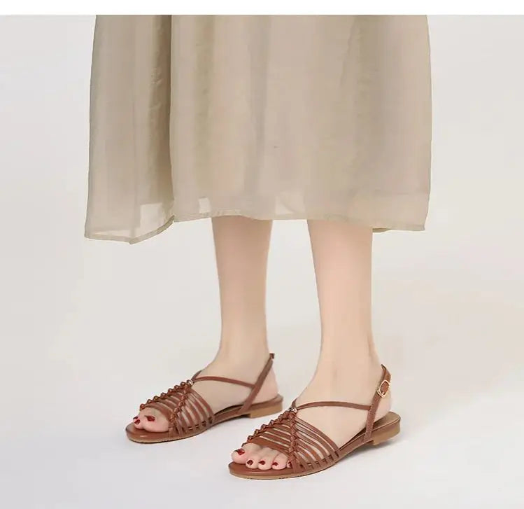 Greta - Elegant Leather Sandals