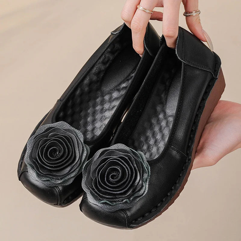 Miranda - Plush Floral Sandal