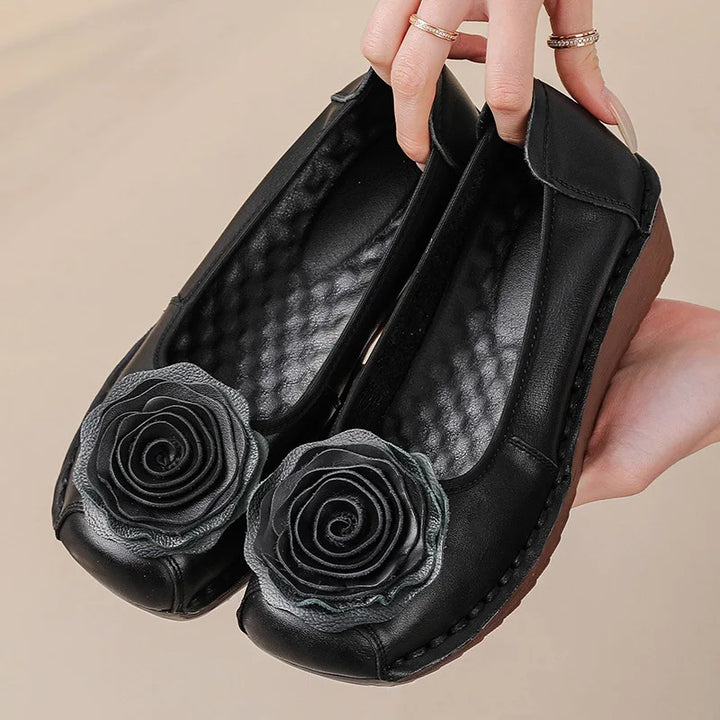 Miranda - Plush Floral Sandal