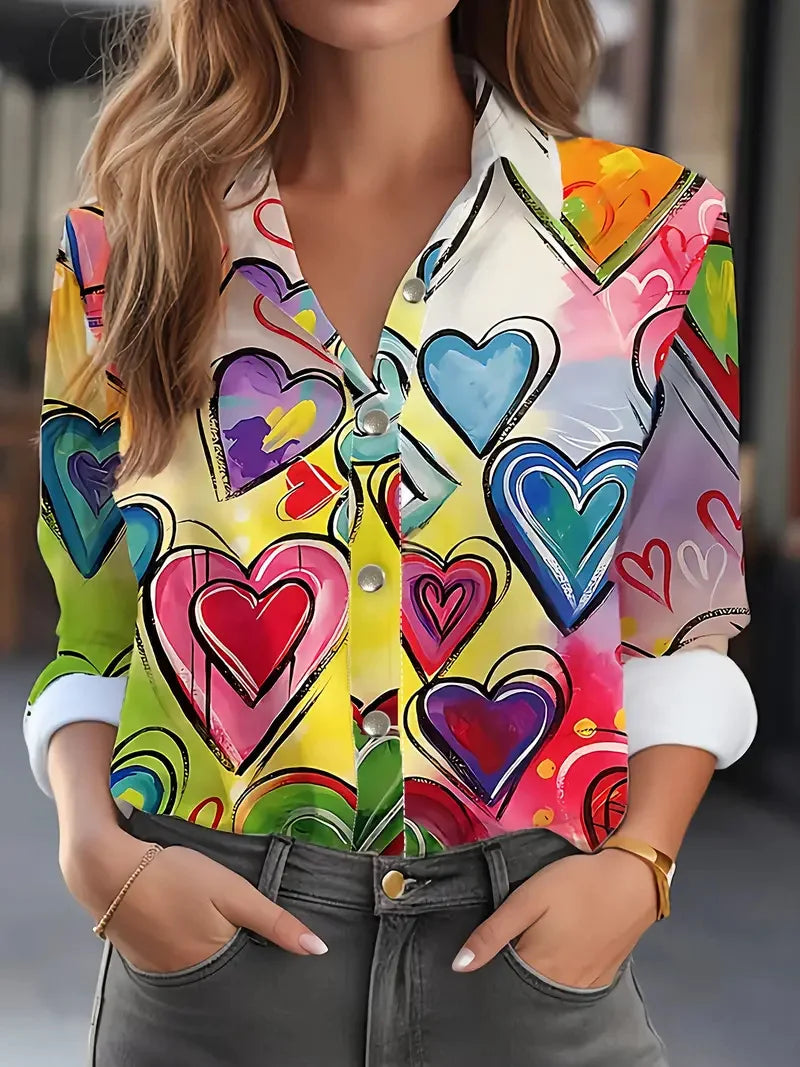 Ophelia - Vibrant Cotton Blouse