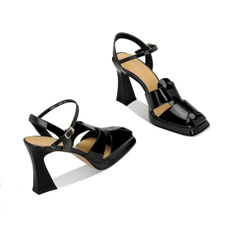 Xylia - Sleek Leather Sandals