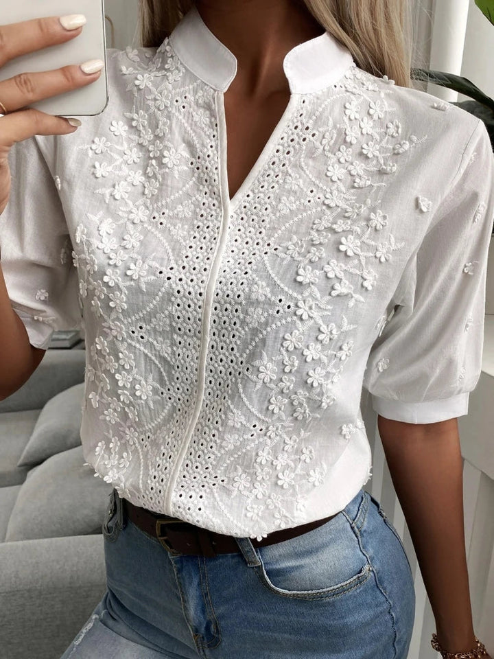 Ivy - Elegant Cotton Blouse
