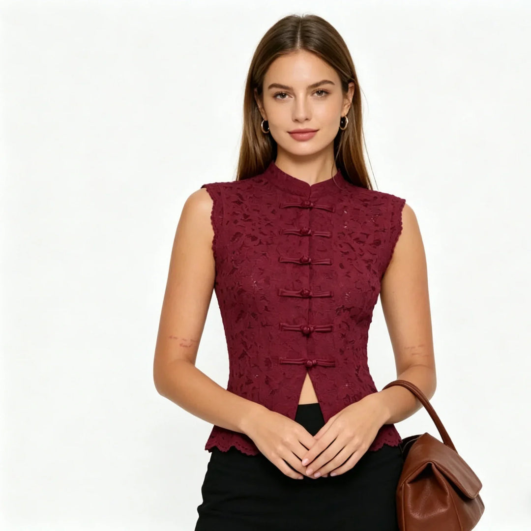 Nell - Elegant Lace Blouse
