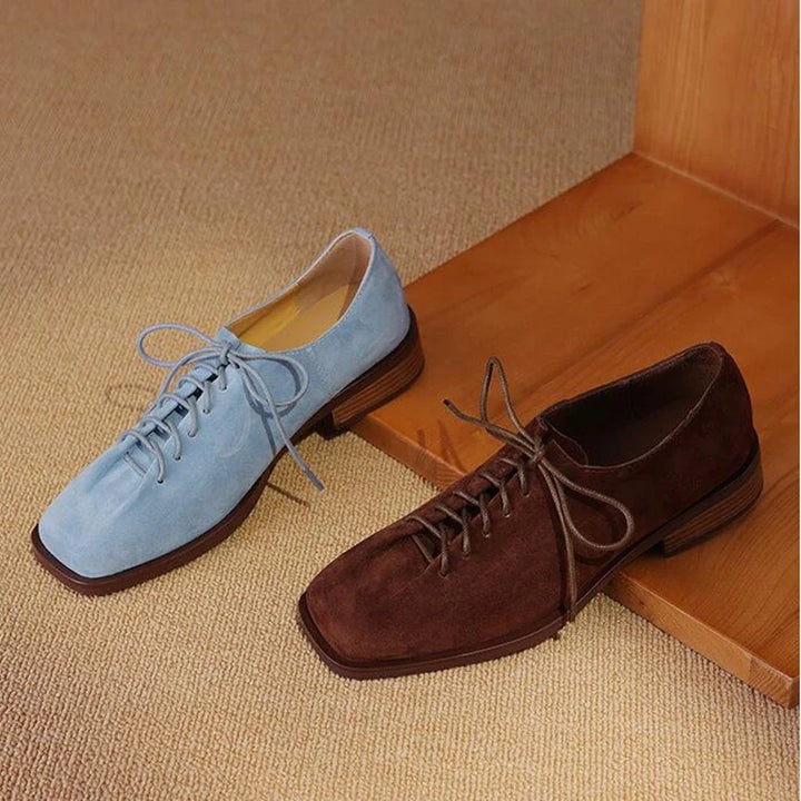 Molly - Soft Suede Lace-Ups