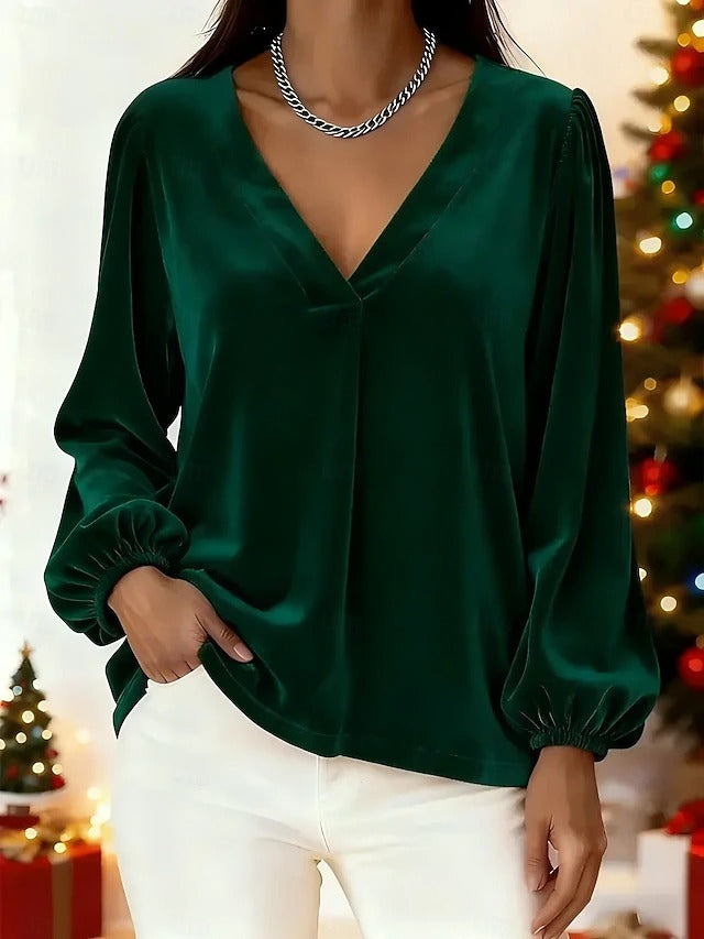 Alina - Lush Silk Blouse