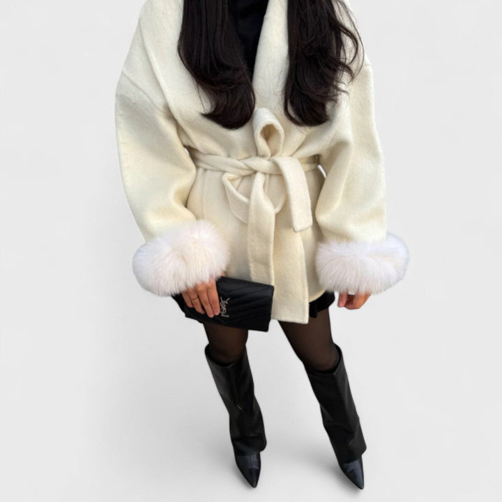 Veronica - Plush Wrap Coat