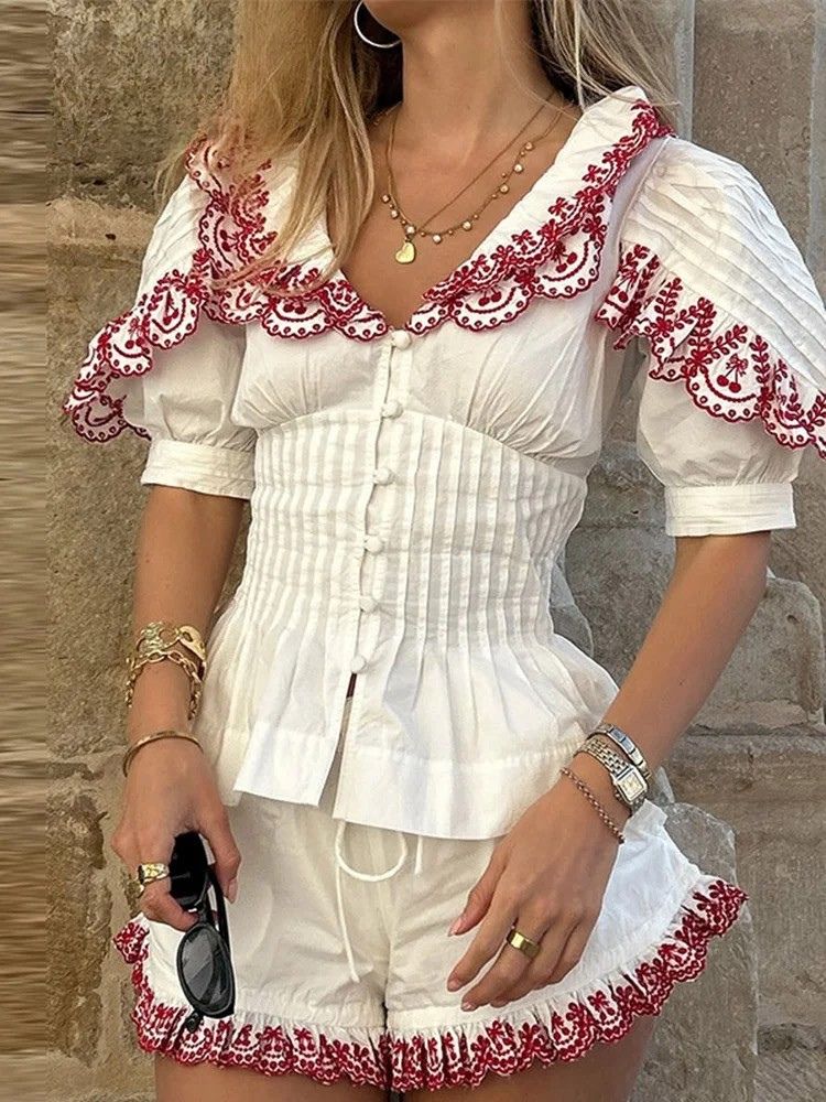 Nicole - Crisp Elegant Blouse